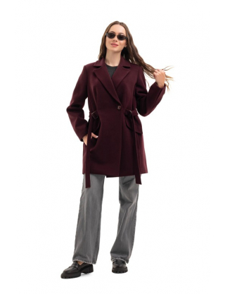 Картинка Пальто бордове 